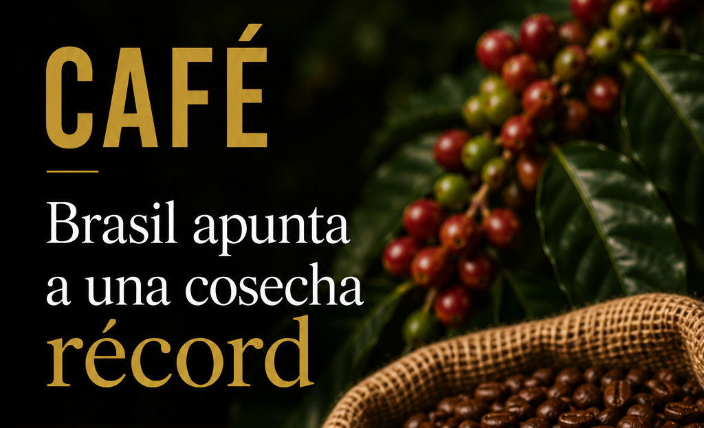 Brasil prevé una cosecha récord de café, pero la incertidumbre climática frena la caída de precios
