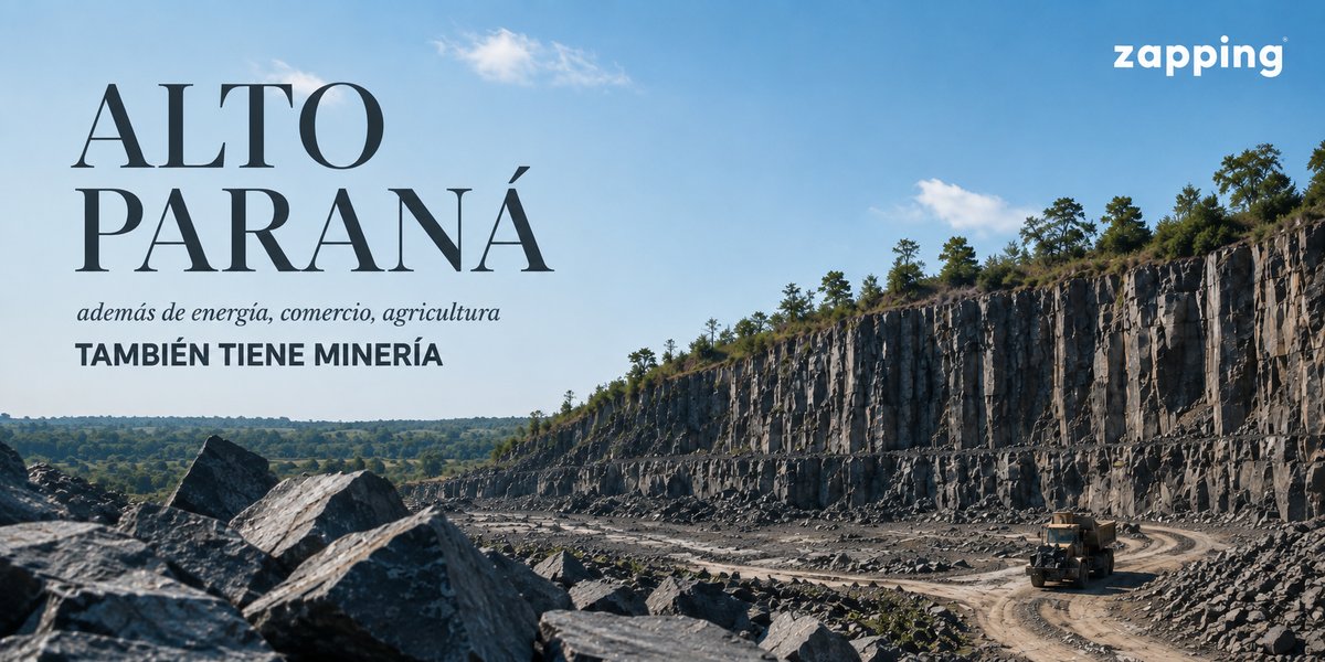ALTO PARANÁ TAMBIÉN TIENE MINERÍA