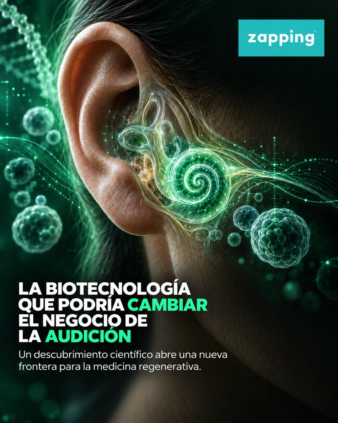 LA BIOTECNOLOGÍA QUE PODRÍA CAMBIAR EL NEGOCIO DE LA AUDICIÓN