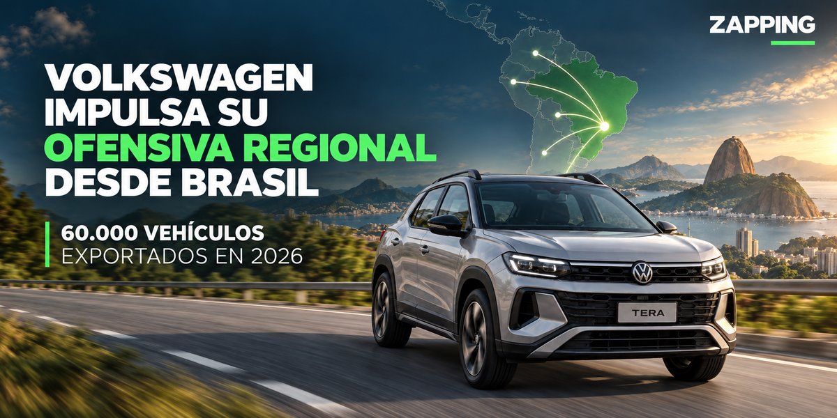 VOLKSWAGEN IMPULSA SU OFENSIVA REGIONAL DESDE BRASIL