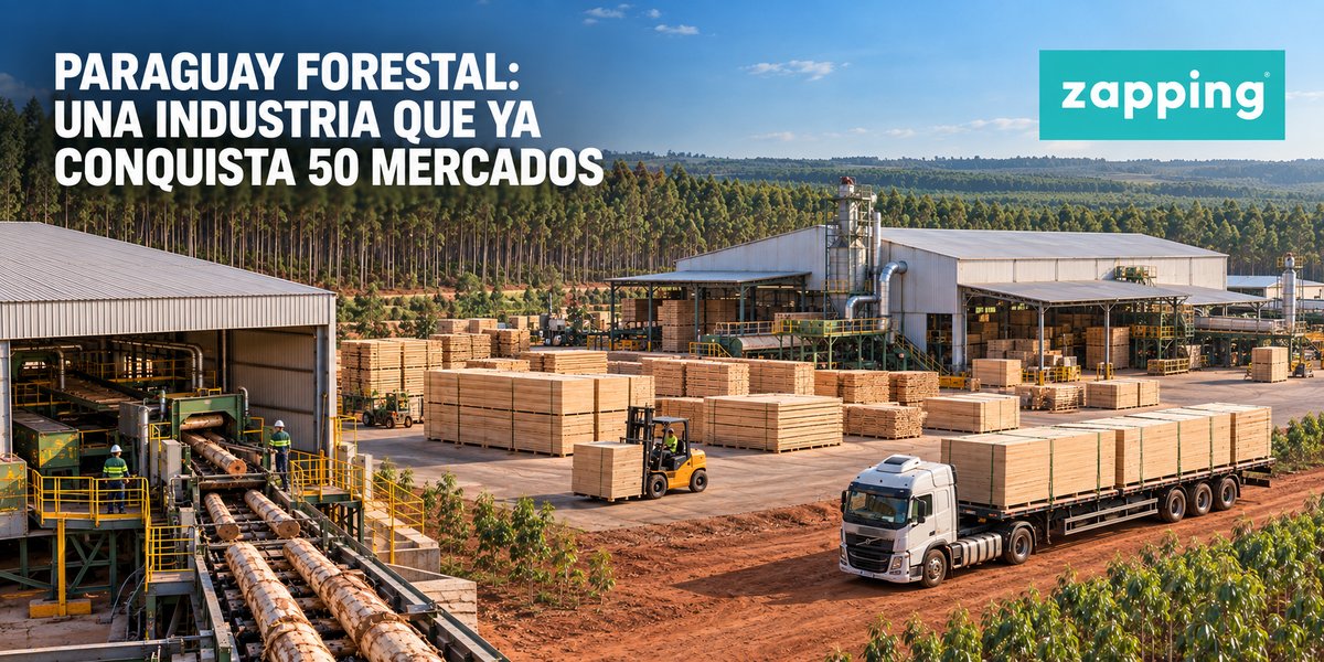 PARAGUAY FORESTAL: UNA INDUSTRIA QUE YA CONQUISTA 50 MERCADOS