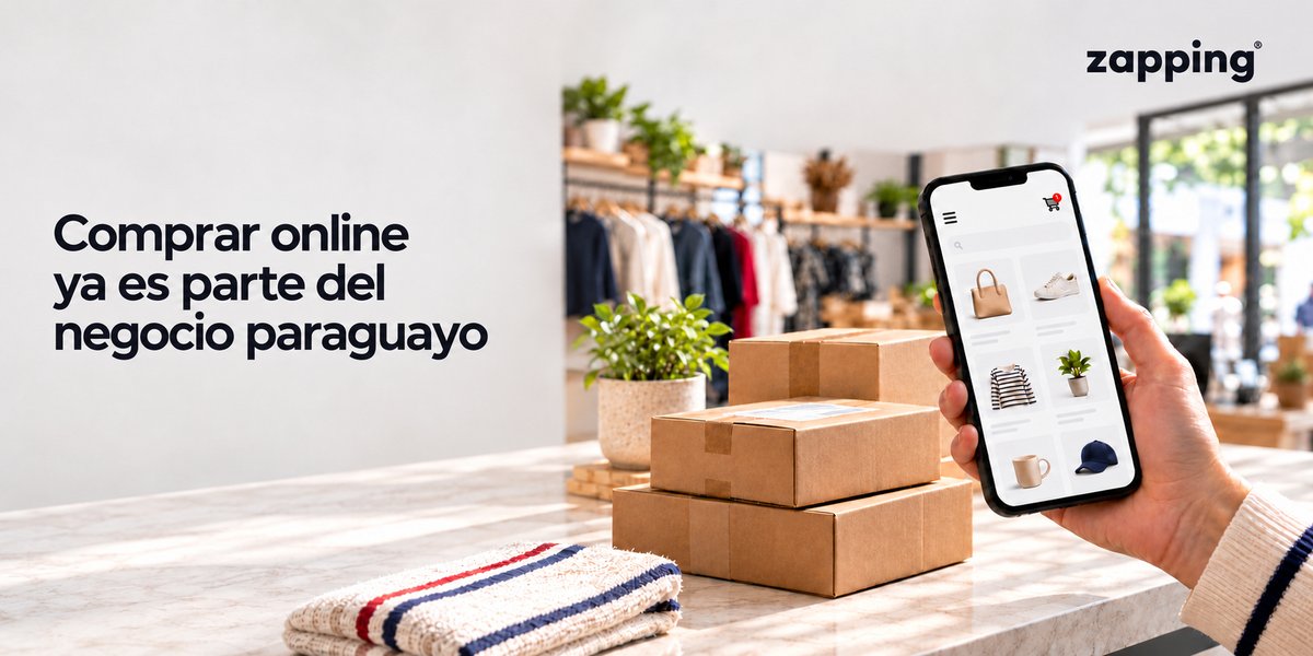 Comprar online ya es parte del negocio paraguayo