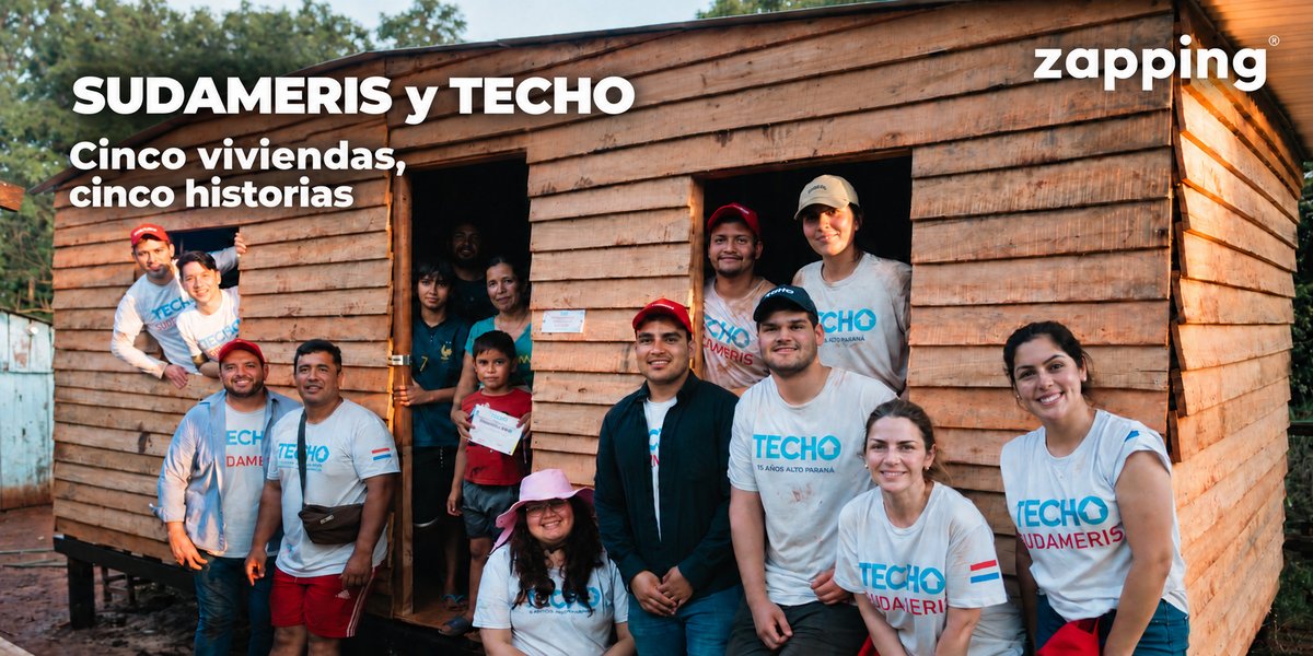 Sudameris y TECHO construyen viviendas y nuevas oportunidades para cinco familias de Ciudad del Este